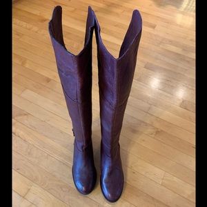Chinese Laundry Fawn Leather Riding Boots